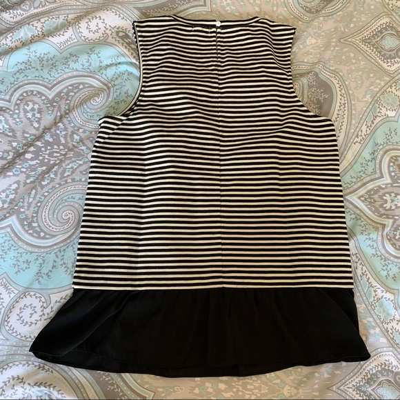 Navy and white striped J. Crew top - Picture 4 of 4